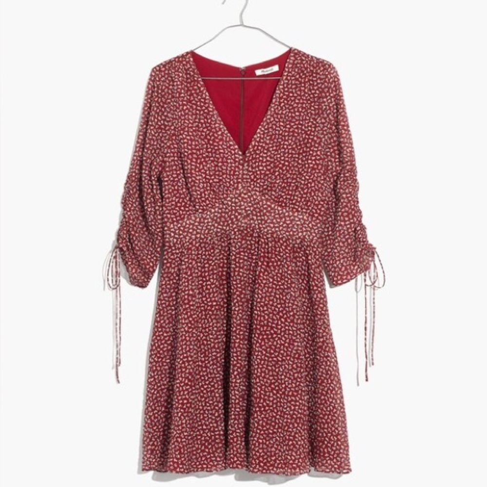 Madewell Starviolet Mini Dress in Ditsy Flowers